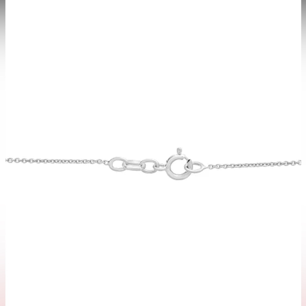 MACY’s nwt Diamond Octagon Halo Cluster 18" Pendant Necklace (free w/ Coach**) - Picture 6 of 6